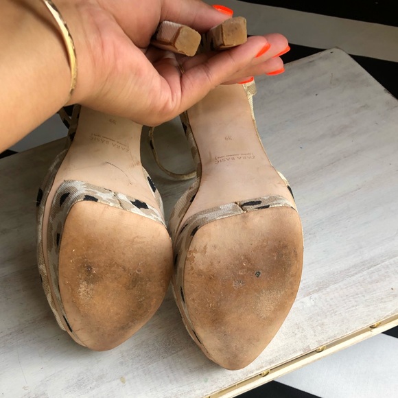 ZARA Basic Platform leopard print heels - Picture 11 of 13